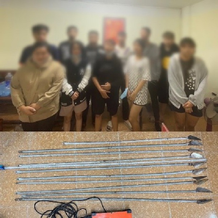 Tụ tập sản xuất hung khí nguy hiểm – nhóm thanh niên bị mời lên phường - Ảnh 2.