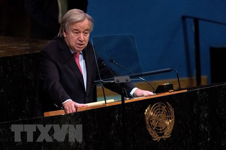 Tổng Thư ký Liên hợp quốc António Guterres thăm chính thức Việt Nam - Ảnh 1. Tổng Thư ký Liên hợp quốc António Guterres thăm chính thức Việt Nam - Ảnh 1.