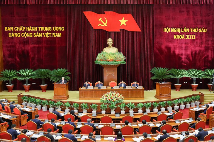 Khai mạc Hội nghị Trung ương 6 (khóa XIII) - Ảnh 3. Khai mạc Hội nghị Trung ương 6 (khóa XIII) - Ảnh 3.