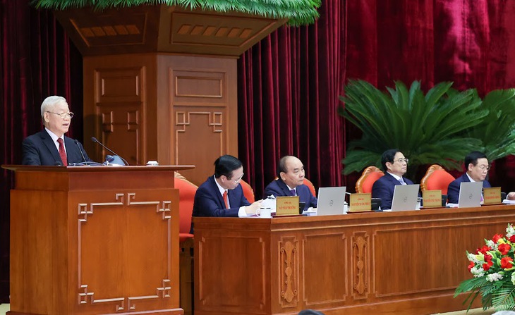 Khai mạc Hội nghị Trung ương 6 (khóa XIII) - Ảnh 1. Khai mạc Hội nghị Trung ương 6 (khóa XIII) - Ảnh 1.