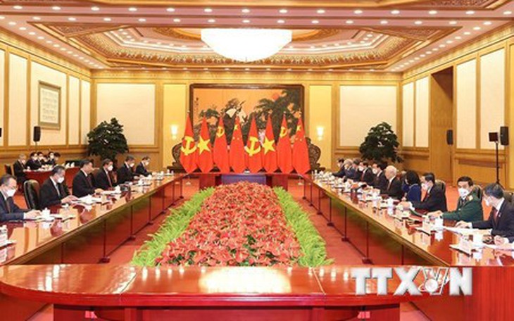 Tổng Bí thư hội đàm với Tổng Bí thư, Chủ tịch nước CHND Trung Hoa