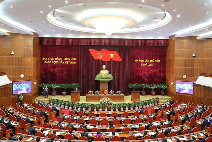 Công bố các Nghị quyết Hội nghị lần thứ năm Ban Chấp hành Trung ương Đảng khóa XIII - Ảnh 1. Công bố các Nghị quyết Hội nghị lần thứ năm Ban Chấp hành Trung ương Đảng khóa XIII - Ảnh 1.