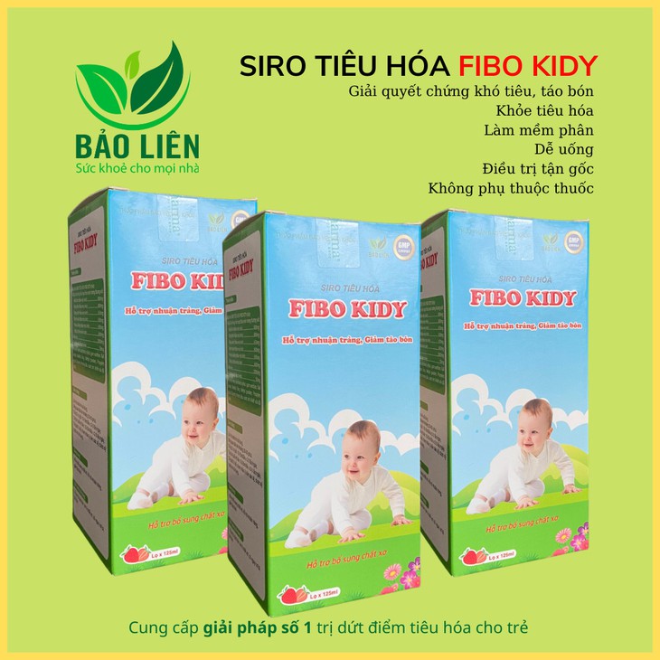 Siro tiêu hóa Fibo Kidy và Siro tiêu hóa Gấu em quảng cáo "nổ" giải quyết dứt điểm khó tiêu, táo bón ở trẻ - Ảnh 2.