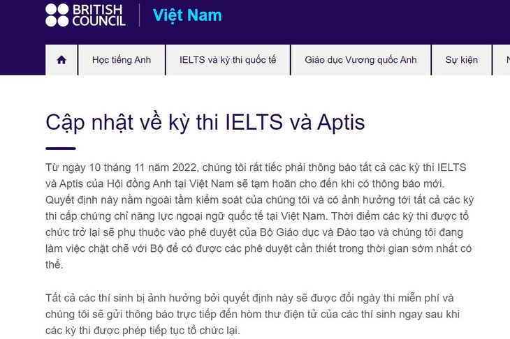 Bộ GDĐT yêu cầu kiểm tra, giám sát tổ chức thi cấp chứng chỉ năng lực ngoại ngữ của nước ngoài - Ảnh 2. Bộ GDĐT yêu cầu kiểm tra, giám sát tổ chức thi cấp chứng chỉ năng lực ngoại ngữ của nước ngoài - Ảnh 2.