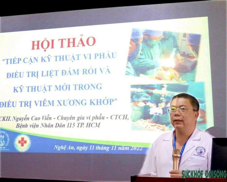 Bệnh viện Chấn thương chỉnh hình Nghệ An tiếp cận thêm nhiều kỹ thuật cao - Ảnh 1. Bệnh viện Chấn thương chỉnh hình Nghệ An tiếp cận thêm nhiều kỹ thuật cao - Ảnh 1.