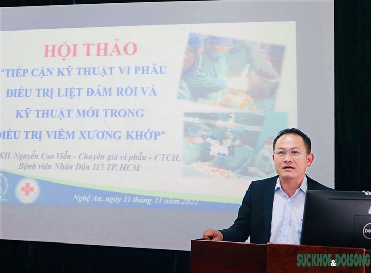 Bệnh viện Chấn thương chỉnh hình Nghệ An tiếp cận thêm nhiều kỹ thuật cao - Ảnh 2. Bệnh viện Chấn thương chỉnh hình Nghệ An tiếp cận thêm nhiều kỹ thuật cao - Ảnh 2.