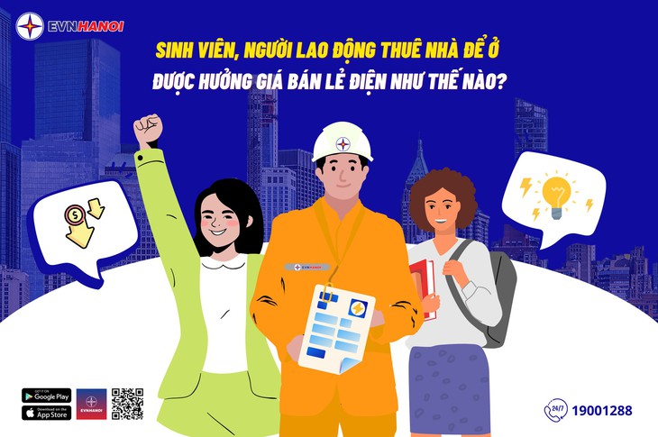 Giá bán lẻ điện sinh hoạt cho sinh viên, người lao động thuê nhà để ở được tính như thế nào?  - Ảnh 1.