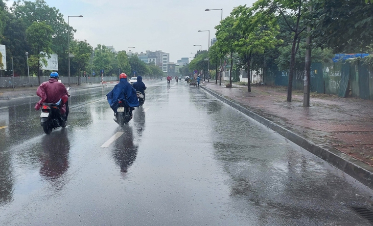 Miền Bắc mưa dông dài ngày trước khi đón không khí lạnh mạnh - Ảnh 2. Miền Bắc mưa dông dài ngày trước khi đón không khí lạnh mạnh - Ảnh 2.