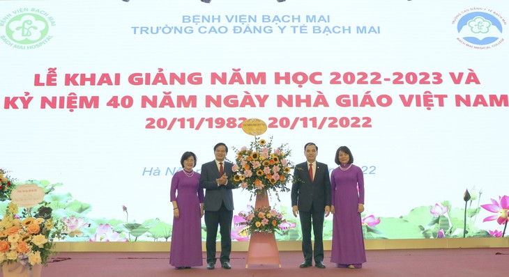 Trường Cao đẳng Y tế Bạch Mai: Xây dựng nghĩa cử cao đẹp thầy thuốc và thầy giáo - Ảnh 1.
