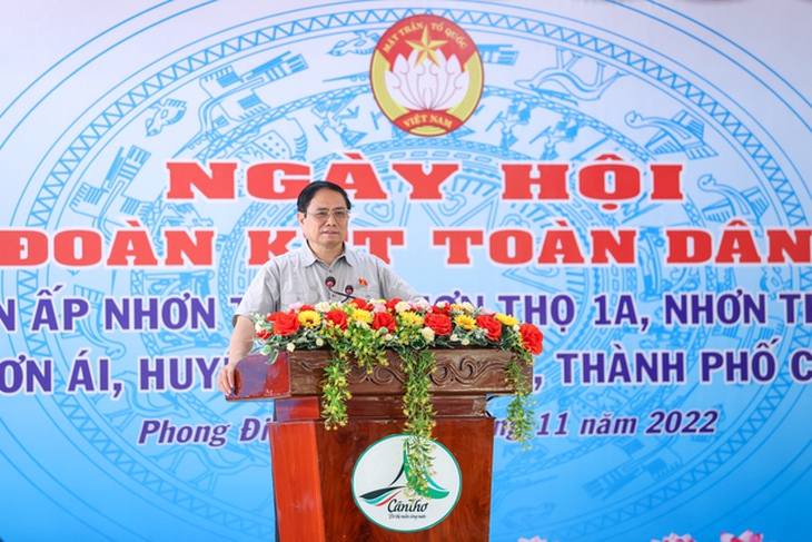 Thủ tướng Phạm Minh Chính: 'Với tinh thần đại đoàn kết, mọi khó khăn đều có thể hóa giải' - Ảnh 2. Thủ tướng Phạm Minh Chính: 'Với tinh thần đại đoàn kết, mọi khó khăn đều có thể hóa giải' - Ảnh 2.