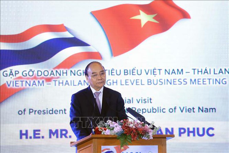 Chủ tịch nước Nguyễn Xuân Phúc gặp gỡ doanh nghiệp tiêu biểu Việt Nam - Thái Lan - Ảnh 1. Chủ tịch nước Nguyễn Xuân Phúc gặp gỡ doanh nghiệp tiêu biểu Việt Nam - Thái Lan - Ảnh 1.