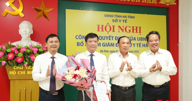 Hà Tĩnh có tân Giám đốc Sở Y tế - Ảnh 1. Hà Tĩnh có tân Giám đốc Sở Y tế - Ảnh 1.