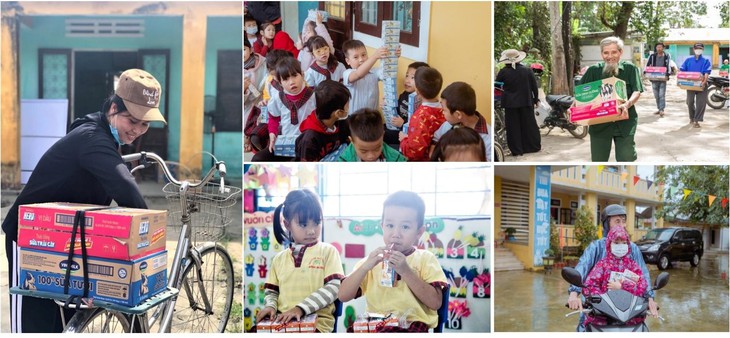 Vinamilk chung tay chia sẻ khó khăn với đồng bào miền Trung - Ảnh 3.