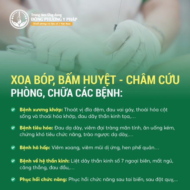 Địa chỉ xoa bóp, bấm huyệt - châm cứu uy tín và tin cậy hiện nay  - Ảnh 2.
