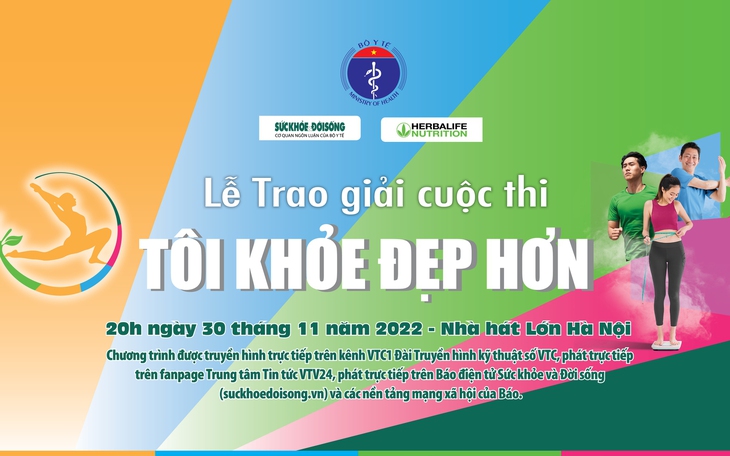 Tối 30/11, truyền hình trực tiếp Lễ trao giải cuộc thi TÔI KHỎE ĐẸP HƠN