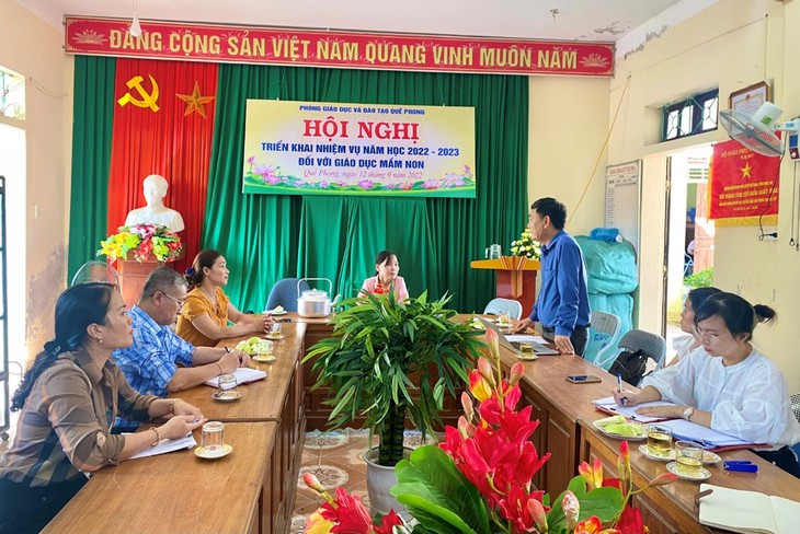 Nhiều bếp ăn bán trú ở Nghệ An chưa đảm bảo an toàn vệ sinh thực phẩm - Ảnh 4.