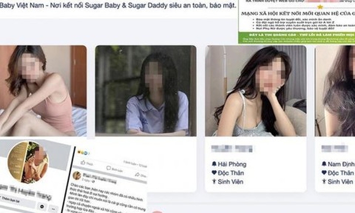 Bộ Công an cảnh báo thủ đoạn mua bán dâm qua hình thức "Sugar baby - Sugar daddy" - Ảnh 1. Bộ Công an cảnh báo thủ đoạn mua bán dâm qua hình thức "Sugar baby - Sugar daddy" - Ảnh 1.