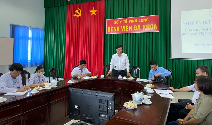 Bệnh viện Nội tiết Trung ương khảo sát, đánh giá nhu cầu đào tạo, chuyển giao kỹ thuật theo Đề án 1816 tại Vĩnh Long - Ảnh 1.
