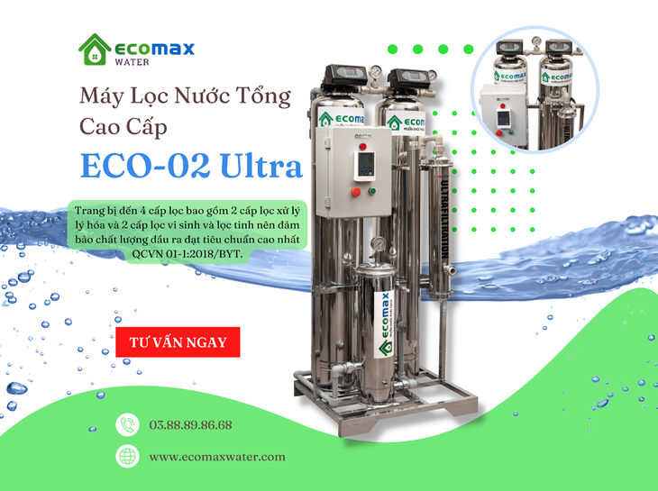 Top 5 máy lọc nước tổng cao cấp ECOMAX bán chạy hiện nay - Ảnh 1. Top 5 máy lọc nước tổng cao cấp ECOMAX bán chạy hiện nay - Ảnh 1.