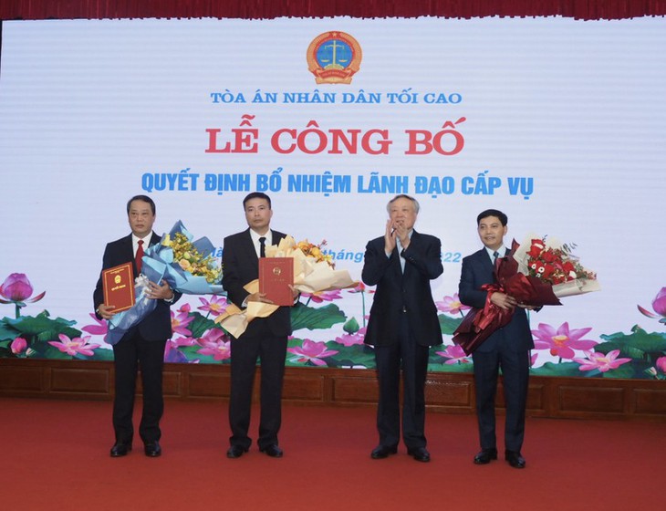 TAND tối cao bổ nhiệm các nhân sự quan trọng - Ảnh 2. TAND tối cao bổ nhiệm các nhân sự quan trọng - Ảnh 2.