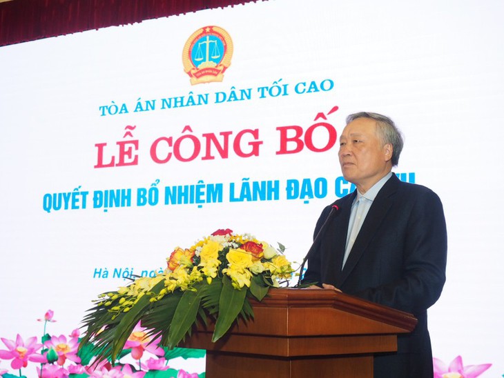 TAND tối cao bổ nhiệm các nhân sự quan trọng - Ảnh 1. TAND tối cao bổ nhiệm các nhân sự quan trọng - Ảnh 1.