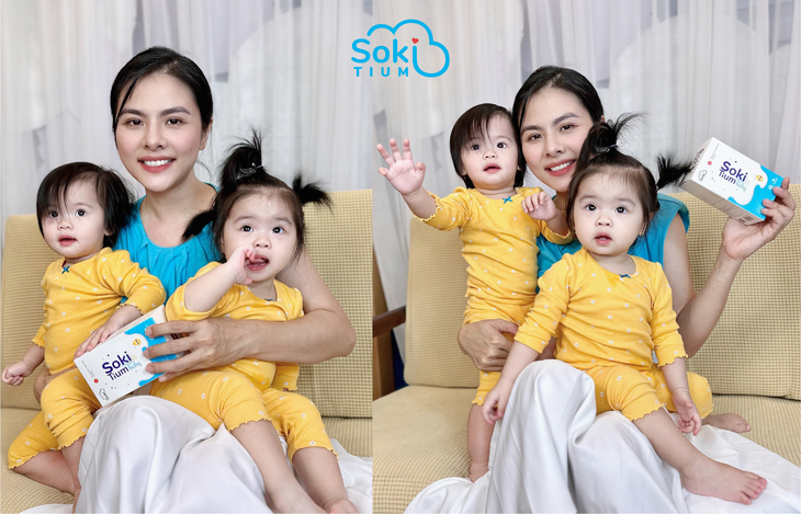 Vân Trang tiết lộ từng stress khi chăm cặp sinh đôi quấy đêm, khó ngủ - Ảnh 2. Vân Trang tiết lộ từng stress khi chăm cặp sinh đôi quấy đêm, khó ngủ - Ảnh 2.