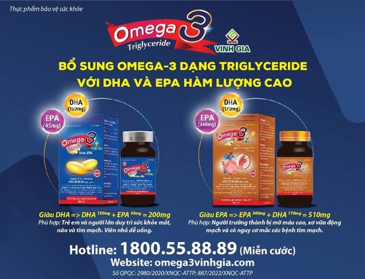 Mắt tinh - trí sáng nhờ bổ sung Omega-3 Triglyceride mỗi ngày - Ảnh 3. Mắt tinh - trí sáng nhờ bổ sung Omega-3 Triglyceride mỗi ngày - Ảnh 3.