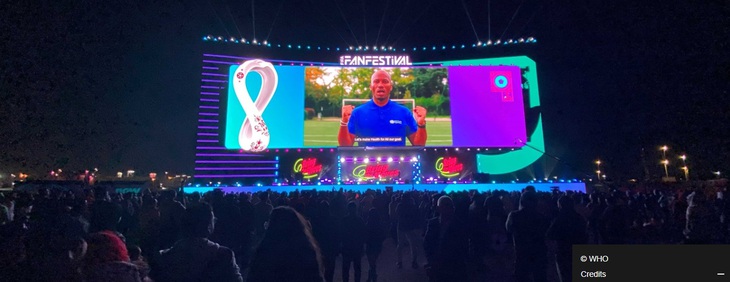 Các ngôi sao bóng đá chia sẻ mục tiêu 'Sức khỏe cho mọi người' tại World Cup 2022 - Ảnh 2. Các ngôi sao bóng đá chia sẻ mục tiêu 'Sức khỏe cho mọi người' tại World Cup 2022 - Ảnh 2.