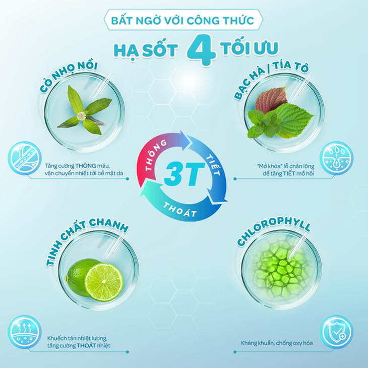 "Chu trình thải nhiệt 3T" của khăn hạ sốt chuẩn nhi khoa an toàn cho bé - Ảnh 2. "Chu trình thải nhiệt 3T" của khăn hạ sốt chuẩn nhi khoa an toàn cho bé - Ảnh 2.