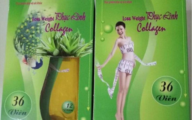 Cảnh báo lô sản phẩm giảm cân Loss Weight Phục Linh Collagen chứa chất cấm