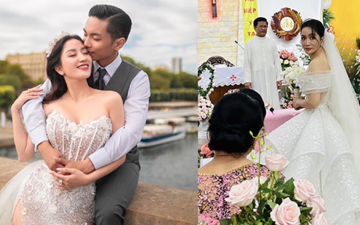 Rò rỉ hình ảnh Khánh Thi - Phan Hiển tổ chức lễ cưới tại nhà thờ