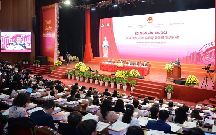 Khai mạc Hội thảo Văn hóa 2022 'Thể chế, chính sách và nguồn lực cho phát triển văn hóa'