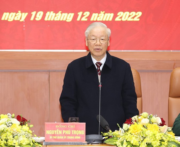 Tổng Bí thư: Quyết liệt điều chỉnh lực lượng quân đội tinh, gọn, mạnh - Ảnh 1. Tổng Bí thư: Quyết liệt điều chỉnh lực lượng quân đội tinh, gọn, mạnh - Ảnh 1.