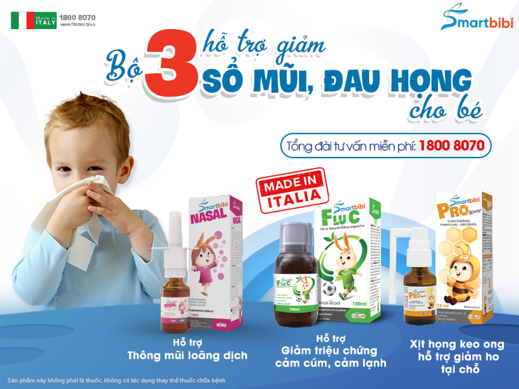 Giải pháp hay cho bé khi sổ mũi, cảm cúm, đau họng - Ảnh 3. Giải pháp hay cho bé khi sổ mũi, cảm cúm, đau họng - Ảnh 3.