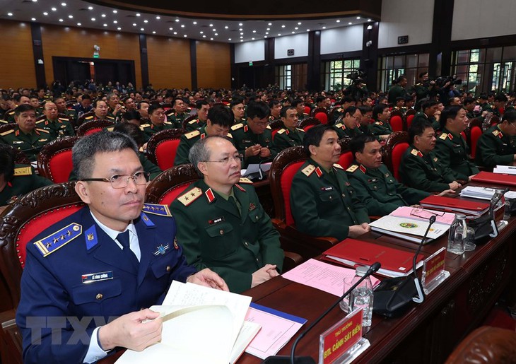Tổng Bí thư Nguyễn Phú Trọng dự hội nghị Quân chính toàn quân năm 2022 - Ảnh 7. Tổng Bí thư Nguyễn Phú Trọng dự hội nghị Quân chính toàn quân năm 2022 - Ảnh 7.