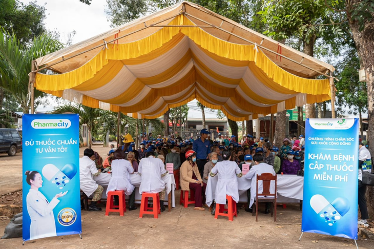 Pharmacity đồng hành cùng Bệnh viện Quân y 175 khám, cấp thuốc cho đồng bào vùng biên giới Bình Phước - Ảnh 1.