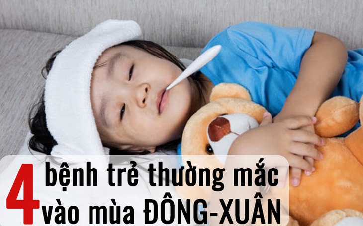 [Infographic] - 4 bệnh trẻ em thường gặp vào mùa Đông- Xuân