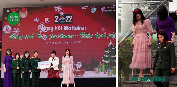 Hoa khôi vầng trăng khuyết Bế Thị Băng làm đại sứ trong ngày hội Mottainai Giáng Sinh 2022 - Ảnh 2. Hoa khôi vầng trăng khuyết Bế Thị Băng làm đại sứ trong ngày hội Mottainai Giáng Sinh 2022 - Ảnh 2.