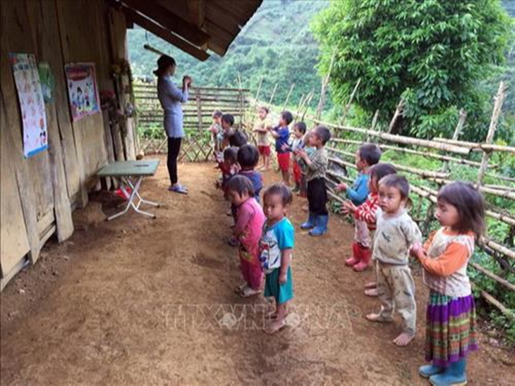 Phấn đấu đến năm 2030 phấn đấu xóa bỏ 100% phòng học mầm non nhờ, phòng học tạm - Ảnh 1. Phấn đấu đến năm 2030 phấn đấu xóa bỏ 100% phòng học mầm non nhờ, phòng học tạm - Ảnh 1.