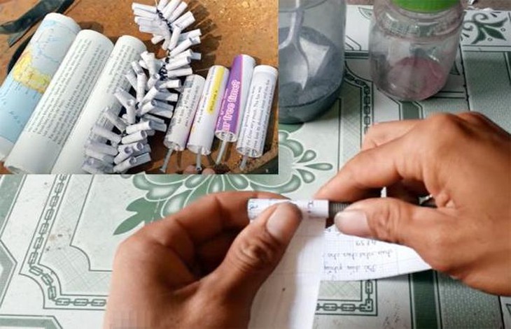 Bắt tận tay đối tượng tự chế pháo nổ tại Hải Phòng - Ảnh 6.