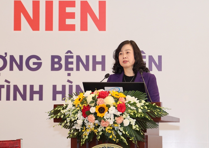 Bộ trưởng Đào Hồng Lan: Chế độ tiền trực của nhân viên y tế rất thấp, không còn phù hợp - Ảnh 1. Bộ trưởng Đào Hồng Lan: Chế độ tiền trực của nhân viên y tế rất thấp, không còn phù hợp - Ảnh 1.
