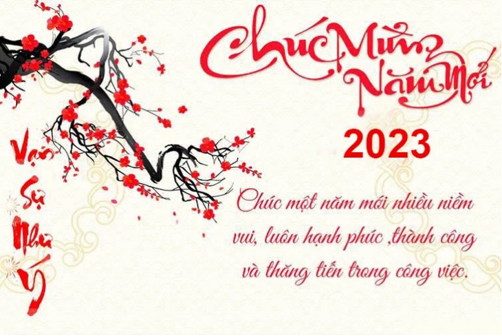 Những lời chúc năm mới 2023 hay và ý nghĩa nhất - Ảnh 1.