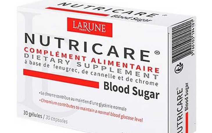 Thực phẩm bảo vệ sức khỏe Nutricare Blood Sugar quảng cáo gây hiểu lầm như thuốc chữa bệnh