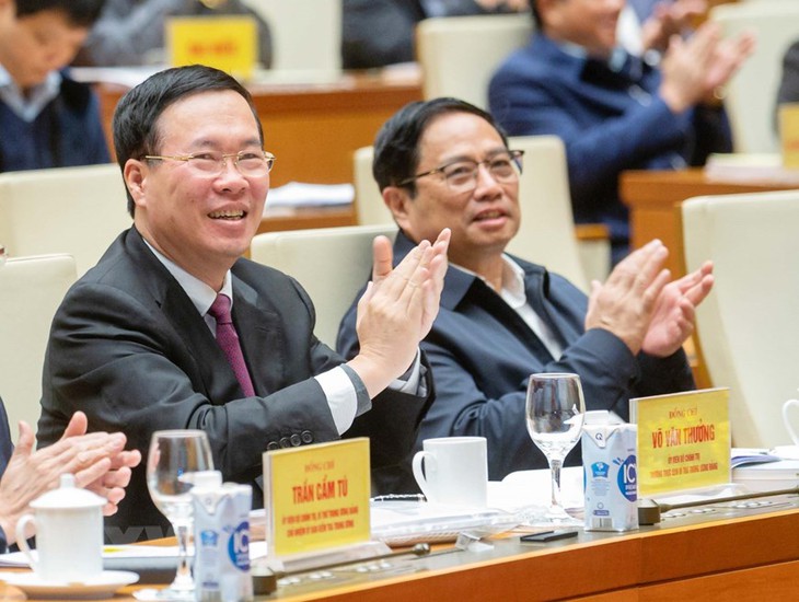 Khai mạc Hội nghị toàn quốc quán triệt Nghị quyết TW 6 khóa XIII - Ảnh 4. Khai mạc Hội nghị toàn quốc quán triệt Nghị quyết TW 6 khóa XIII - Ảnh 4.