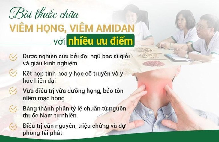 Bài thuốc chữa viêm họng, viêm amidan bằng Đông y kết hợp uống và ngậm - Ảnh 1.