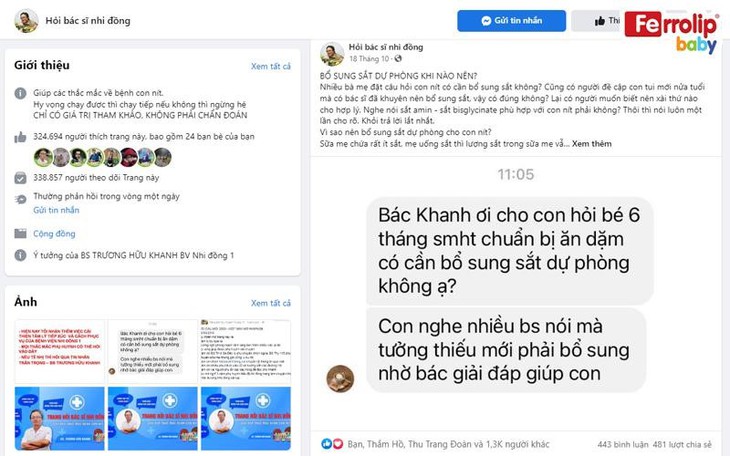 Có nên bổ sung sắt cho trẻ dưới 1 tuổi? - Ảnh 1.