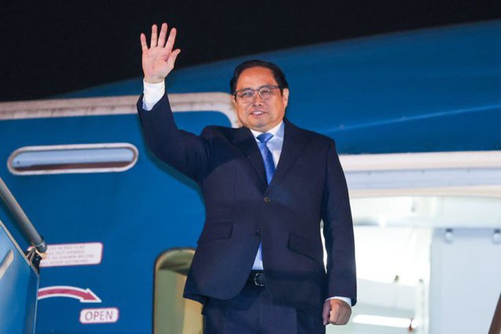 Thủ tướng Phạm Minh Chính lên đường dự Hội nghị cấp cao kỷ niệm 45 năm quan hệ ASEAN-EU và thăm Luxembourg, Hà Lan, Bỉ - Ảnh 1. Thủ tướng Phạm Minh Chính lên đường dự Hội nghị cấp cao kỷ niệm 45 năm quan hệ ASEAN-EU và thăm Luxembourg, Hà Lan, Bỉ - Ảnh 1.