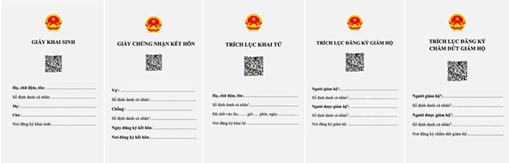 Từ ngày 18/2, có thể dùng giấy khai sinh, giấy kết hôn... bản điện tử đi làm thủ tục hành chính - Ảnh 1. Từ ngày 18/2, có thể dùng giấy khai sinh, giấy kết hôn... bản điện tử đi làm thủ tục hành chính - Ảnh 1.