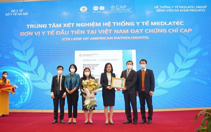 Đơn vị y tế đạt tiêu chuẩn xét nghiệm CAP hàng đầu thế giới