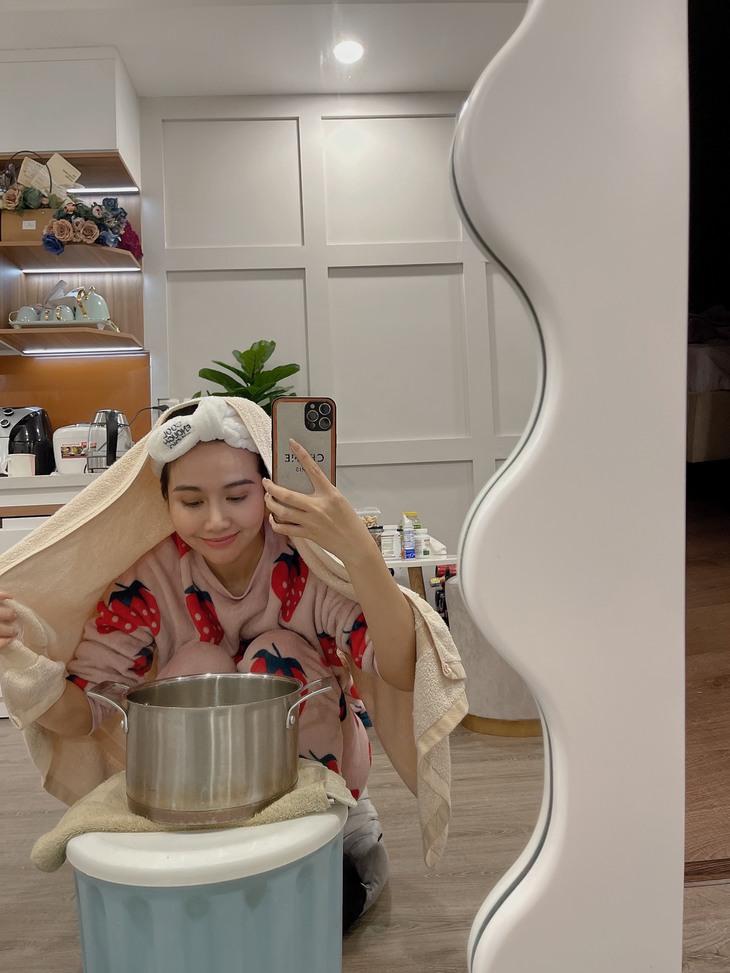 Huyền Lizzie phim 'Thương ngày nắng về' bất ngờ chia sẻ bí kíp chiến thắng COVID-19 - Ảnh 7.